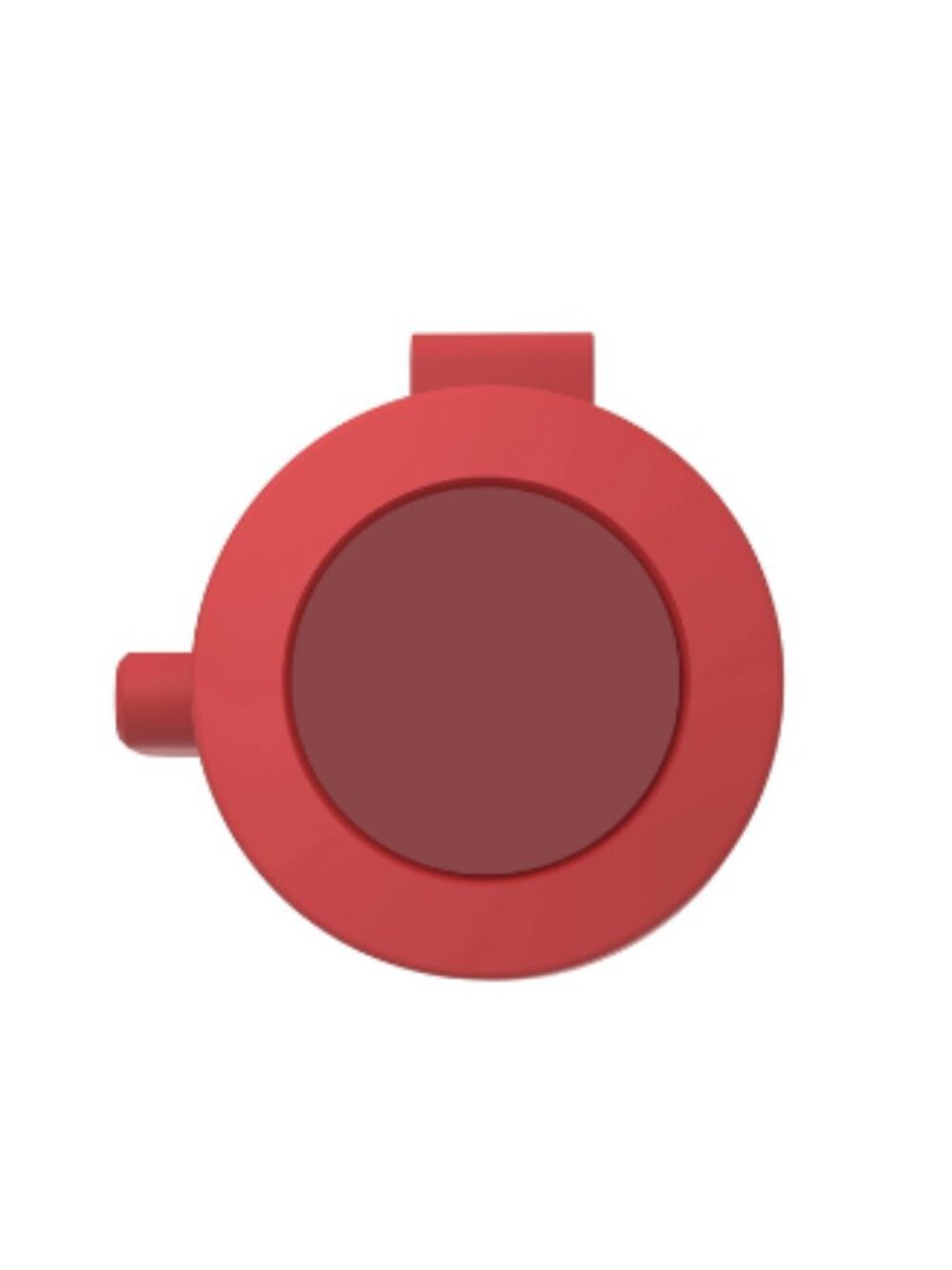 Portable Clip On Personal Mini Fan Red USB Rechargeable 3 Speed 360 Rotating